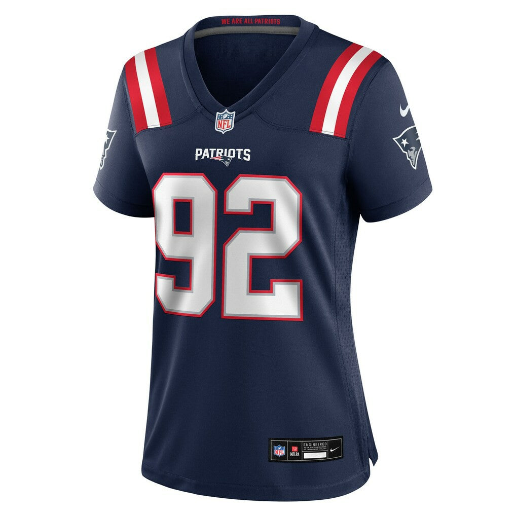 Joshua Farmer New England Patriots Women's Team Game Jersey - Navy