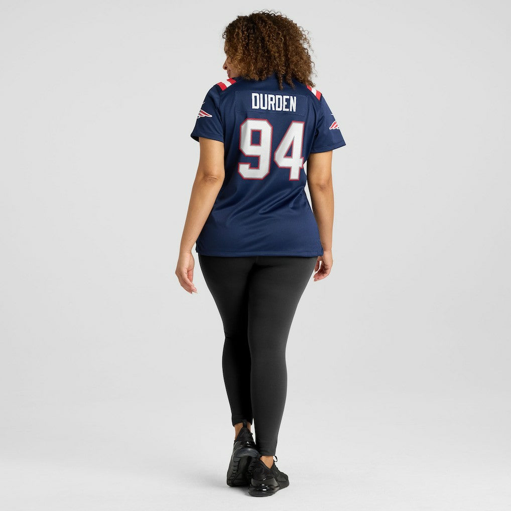 Cory Durden New England Patriots Women's Team Game Jersey - Navy