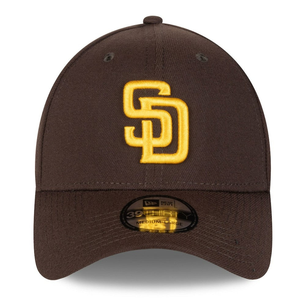 San Diego Padres 2025 MLB Postseason Side Patch 39THIRTY Flex Hat Brown | New Era