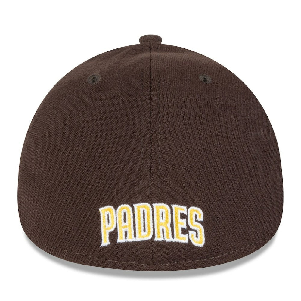 San Diego Padres 2025 MLB Postseason Side Patch 39THIRTY Flex Hat Brown | New Era