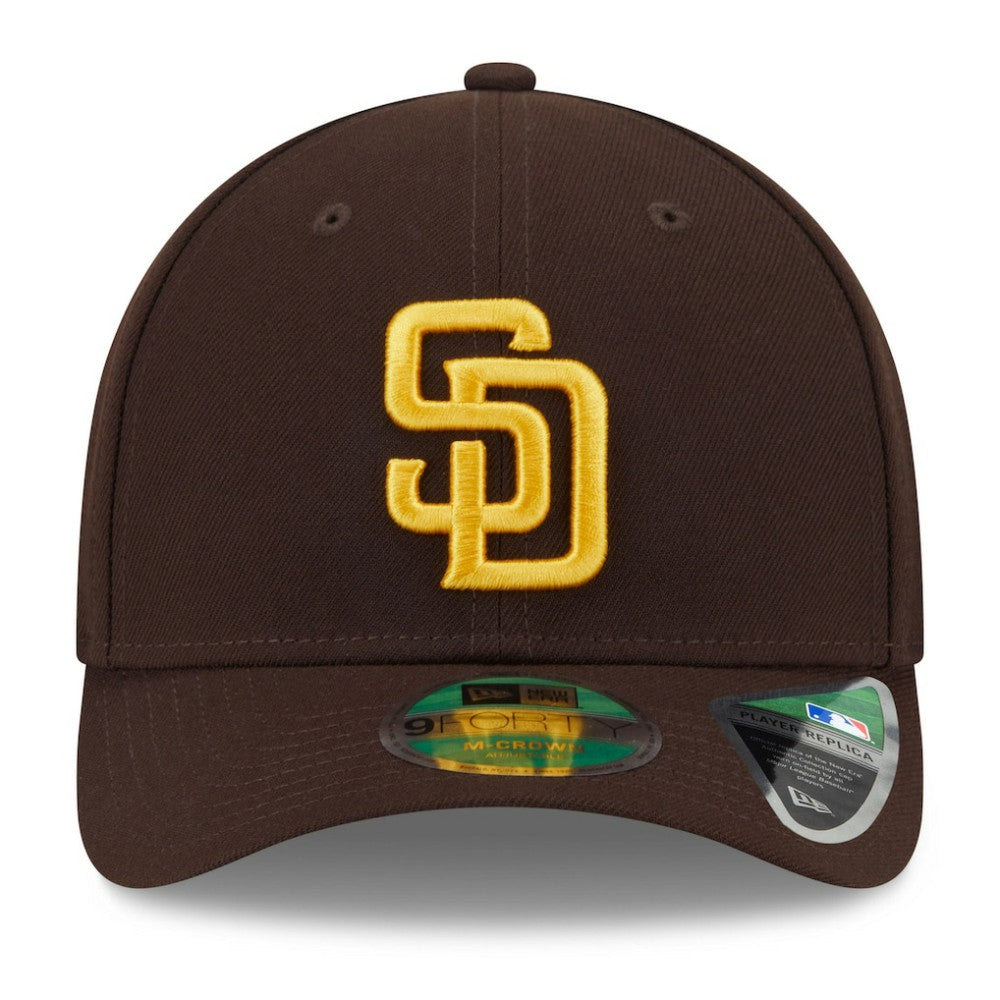 San Diego Padres 2025 MLB Postseason Side Patch 9FORTY Adjustable Hat Brown | New Era
