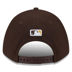 San Diego Padres 2025 MLB Postseason Side Patch 9FORTY Adjustable Hat Brown | New Era