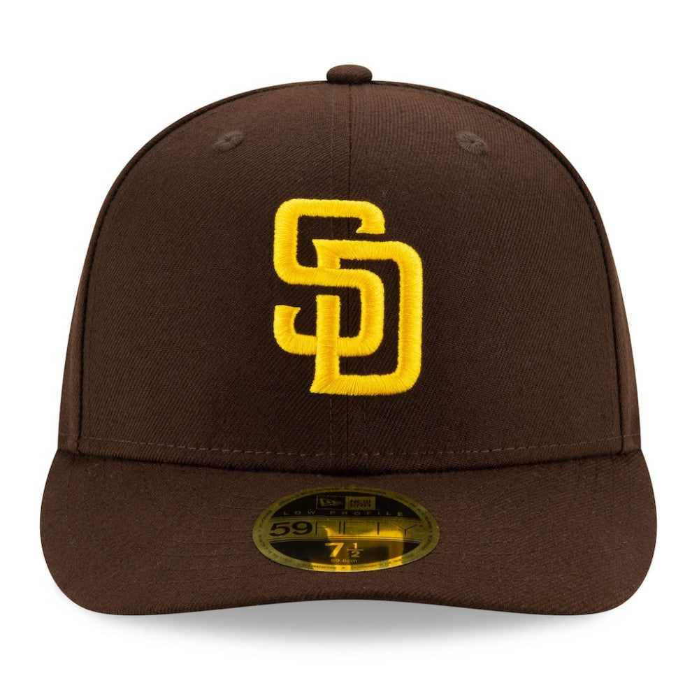 San Diego Padres 2025 MLB Postseason Side Patch Low Profile 59FIFTY Fitted Hat Brown | New Era