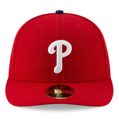Philadelphia Phillies 2025 MLB Postseason Side Patch Low Profile 59FIFTY Fitted Hat Red | New Era