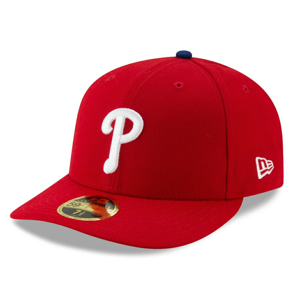 Philadelphia Phillies 2025 MLB Postseason Side Patch Low Profile 59FIFTY Fitted Hat Red | New Era