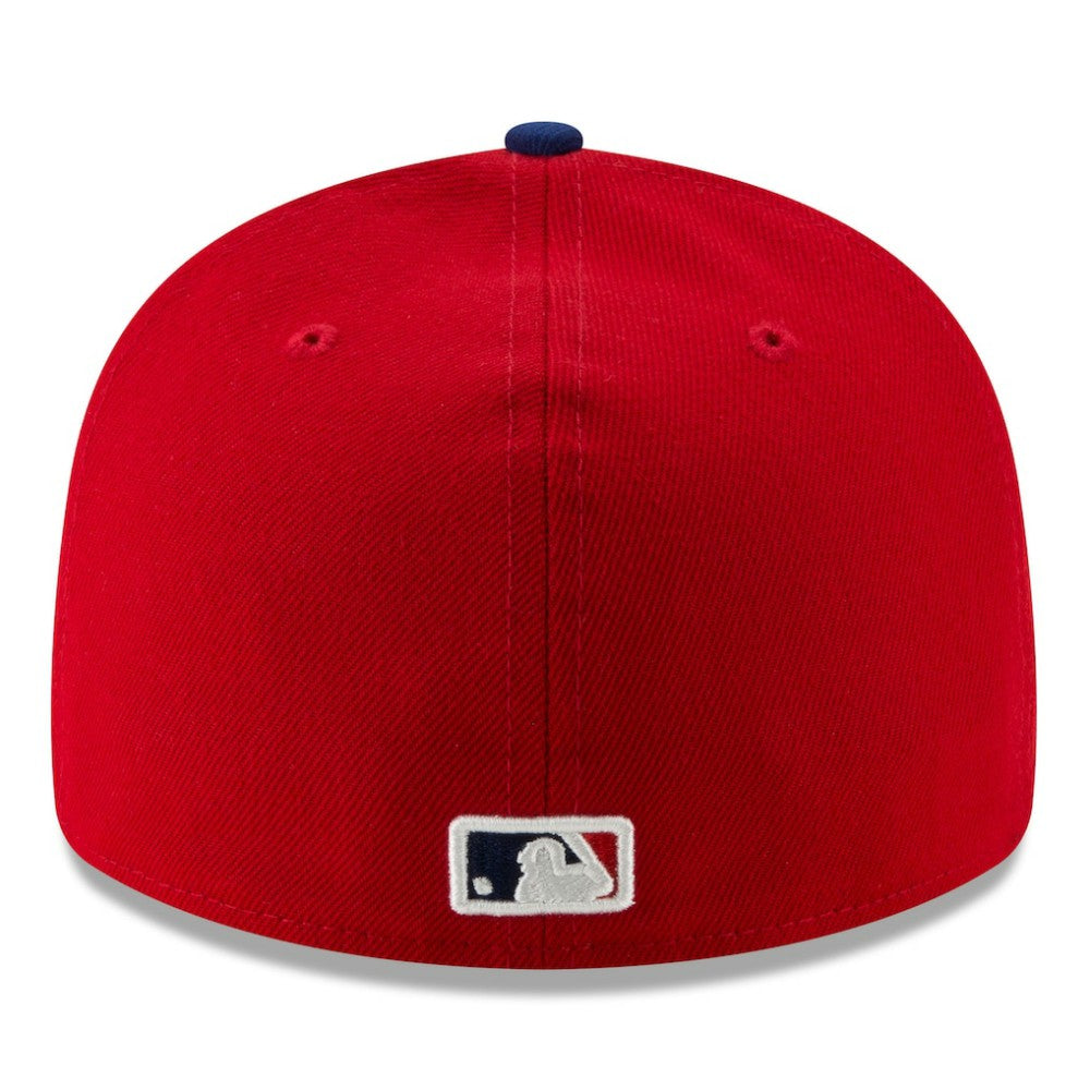 Philadelphia Phillies 2025 MLB Postseason Side Patch Low Profile 59FIFTY Fitted Hat Red | New Era
