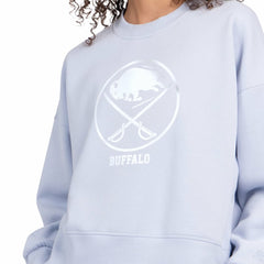 Buffalo Sabres Starter Women's Boxy Cropped Sweatshirt Blue