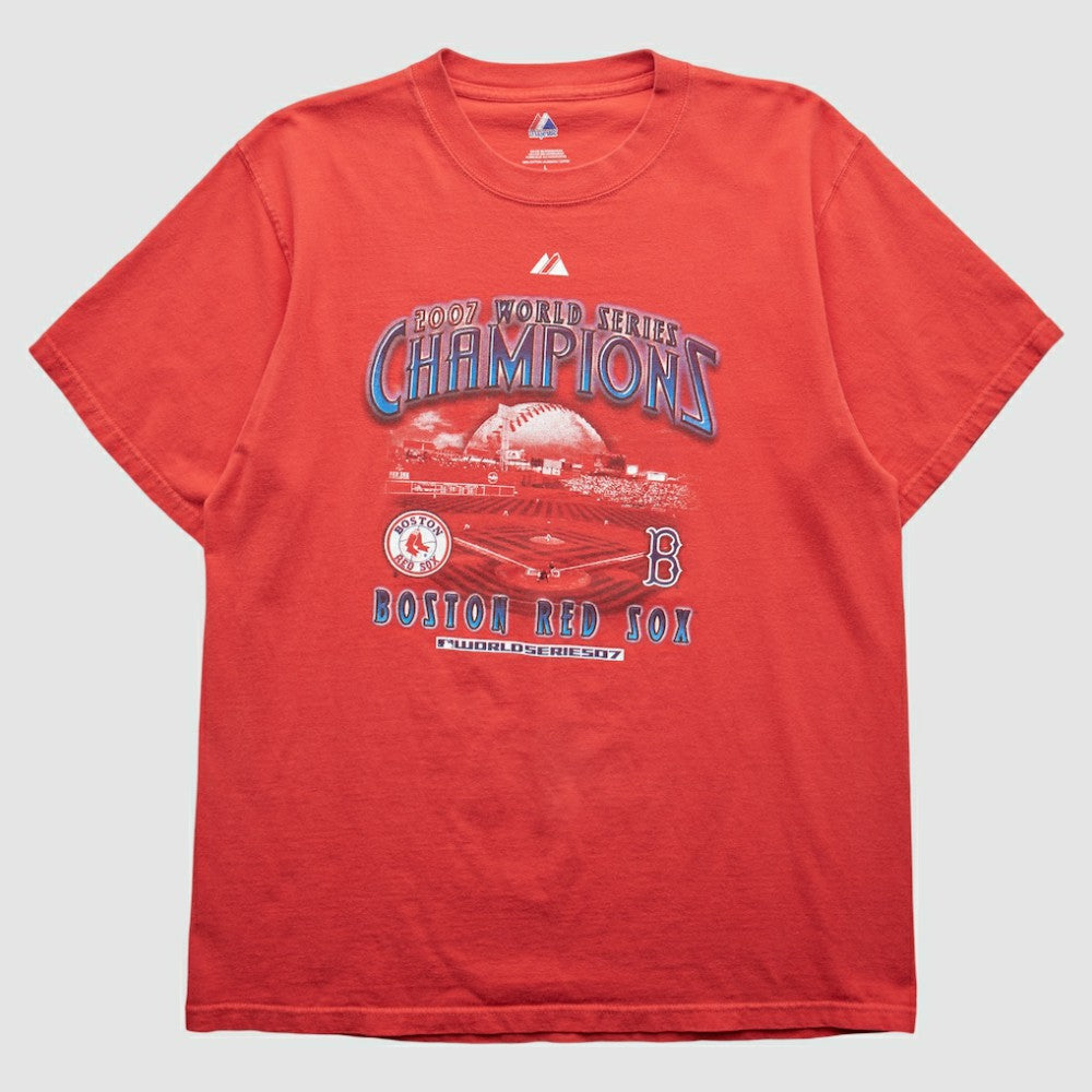 Boston Red Sox 2007 T-Shirt Red Vintage