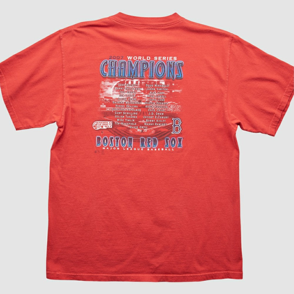 Boston Red Sox 2007 T-Shirt Red Vintage