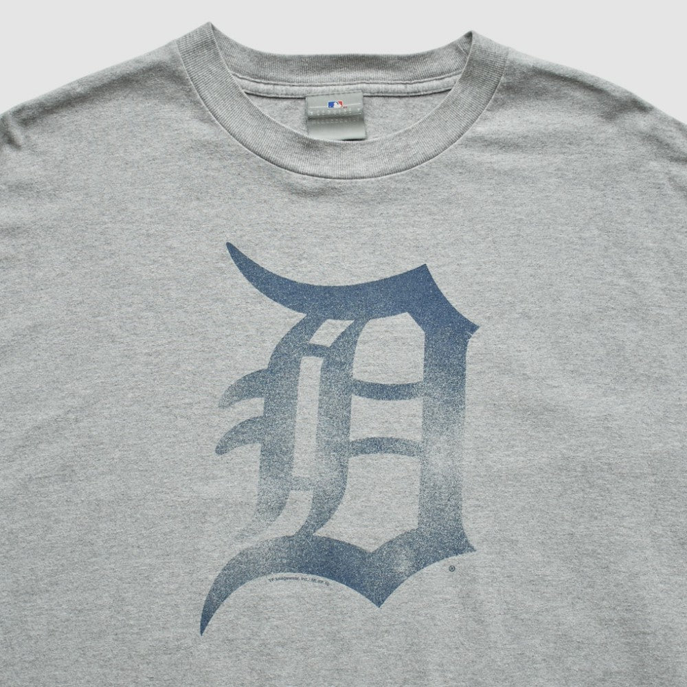 Detroit Tigers Genuine Merchandise 2000s T-Shirt Gray Vintage