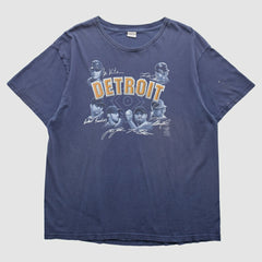 Detroit Tigers 2000s T-Shirt Blue Vintage