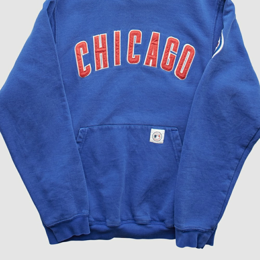 Chicago Cubs Stitches 2000s Pullover Sweatshirt Blue Vintage