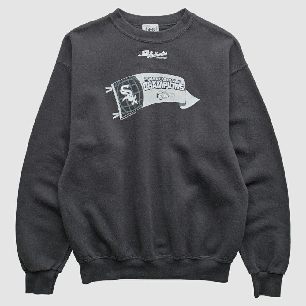 Chicago White Sox Lee Apparel 2005 Pullover Sweatshirt Black Vintage