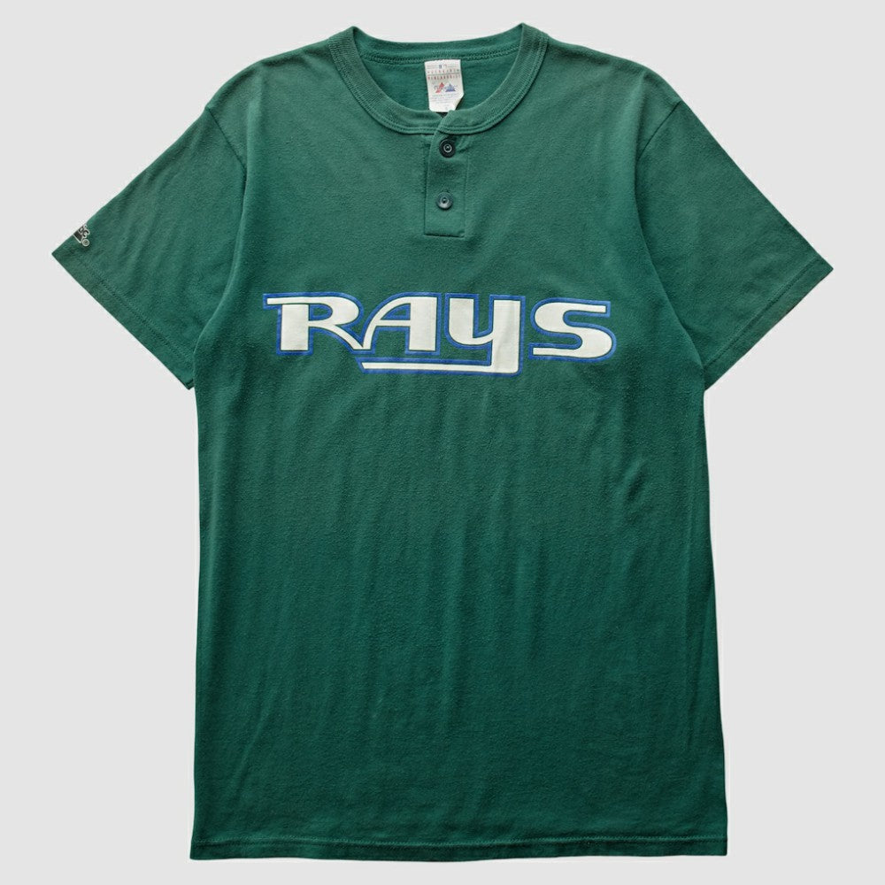 Tampa Bay Rays Majestic 90s T-Shirt Green Vintage