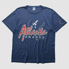 Atlanta Braves 1993 T-Shirt Navy Vintage