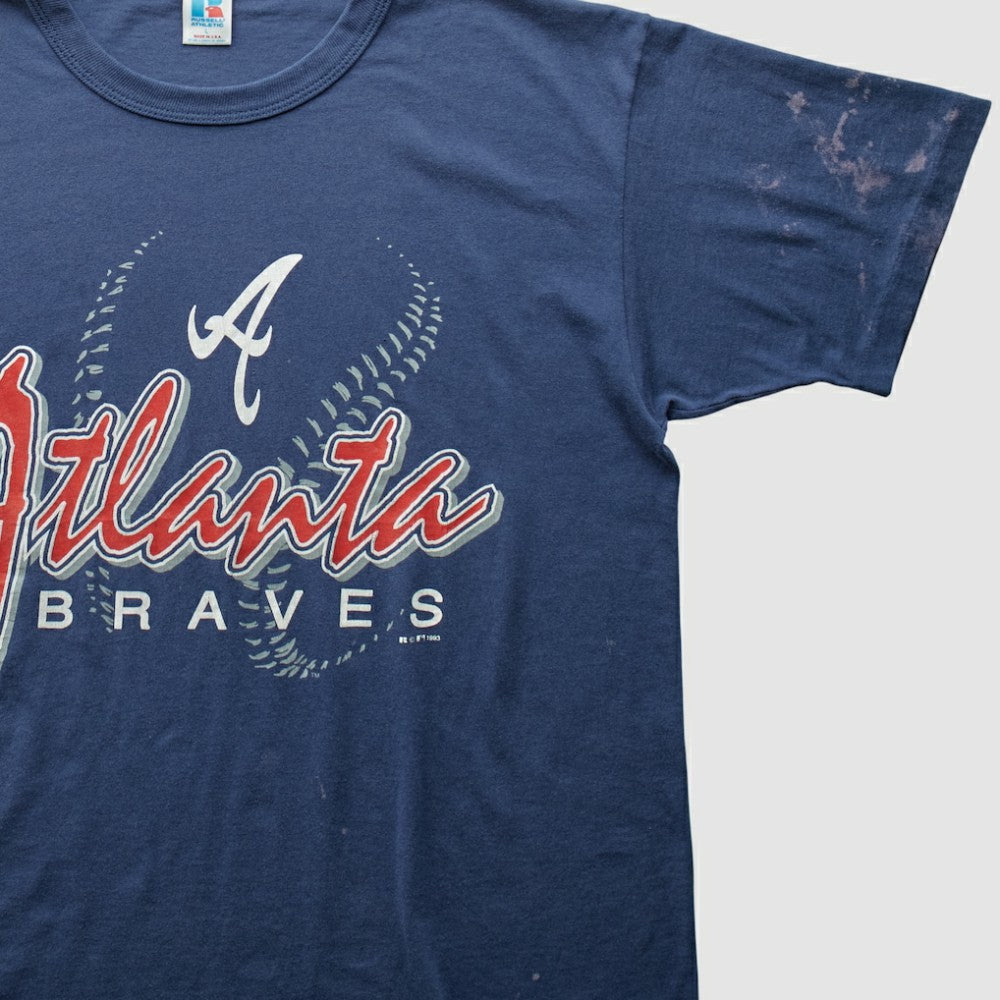 Atlanta Braves 1993 T-Shirt Navy Vintage