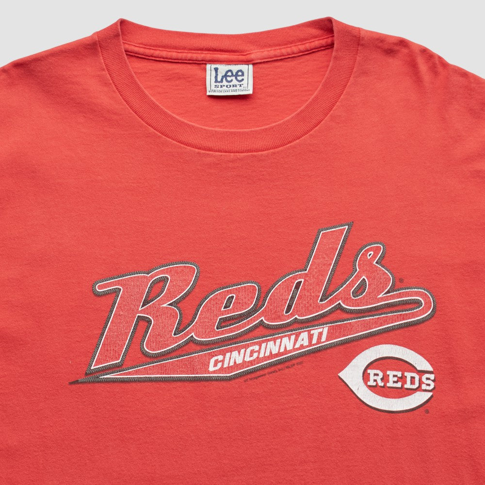 Cincinnati Reds Lee Apparel 2000s T-Shirt Red Vintage