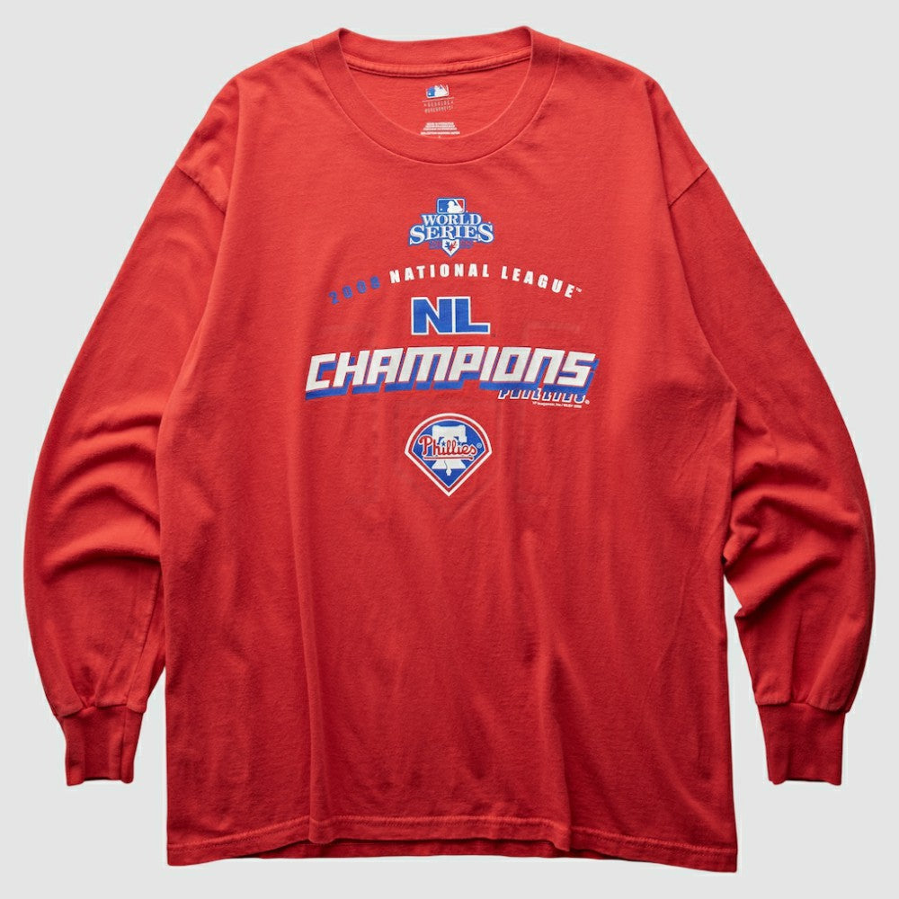 Philadelphia Phillies 2008 T-Shirt Red Vintage