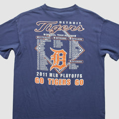Detroit Tigers 2011 T-Shirt Blue Vintage