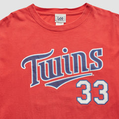Minnesota Twins Lee Apparel 2000s T-Shirt Red Vintage