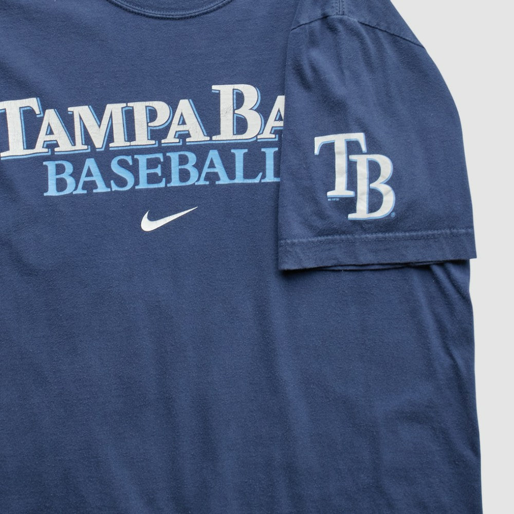 Tampa Bay Rays 2008 T-Shirt Blue Vintage | Nike