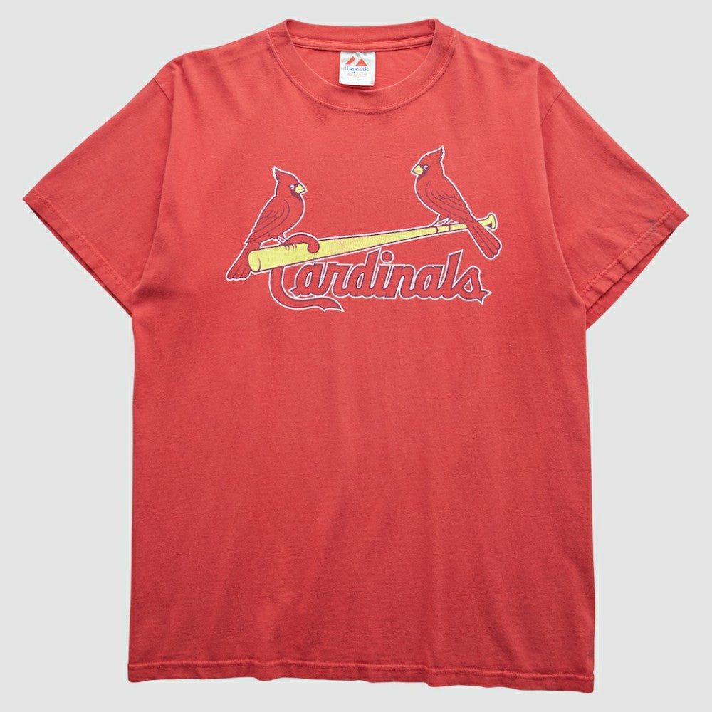 St. Louis Cardinals Majestic 2000s T-Shirt Red Vintage