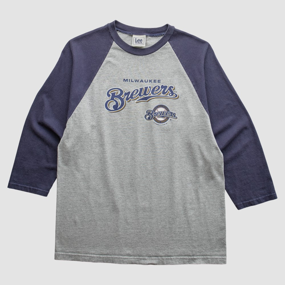 Milwaukee Brewers Lee Apparel 2007 T-Shirt Heather Gray Vintage