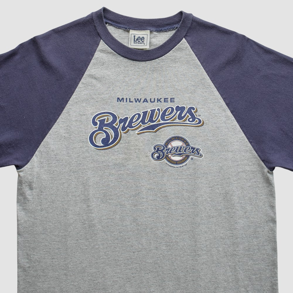 Milwaukee Brewers Lee Apparel 2007 T-Shirt Heather Gray Vintage