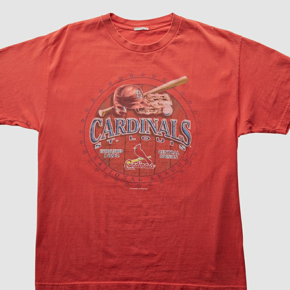 St. Louis Cardinals 2008 T-Shirt Red Vintage