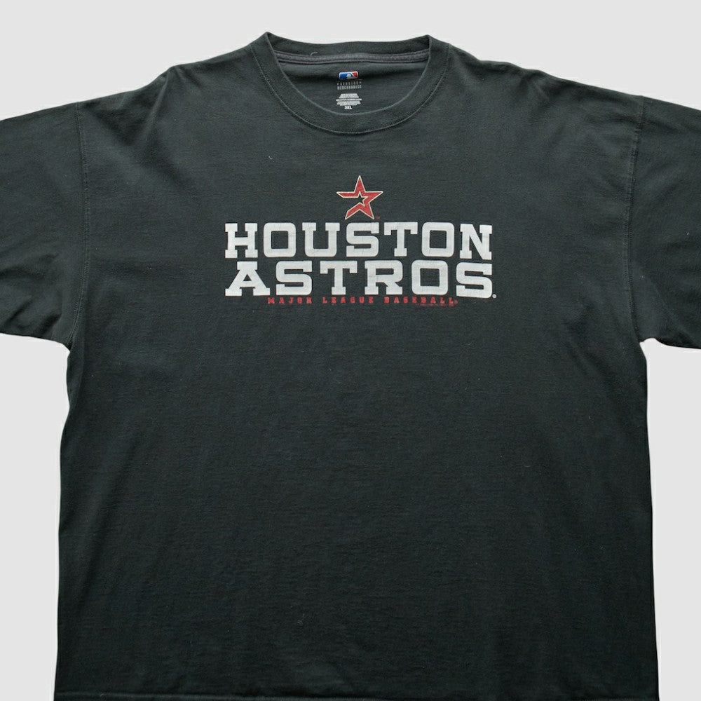 Houston Astros 2000s T-Shirt Black Vintage