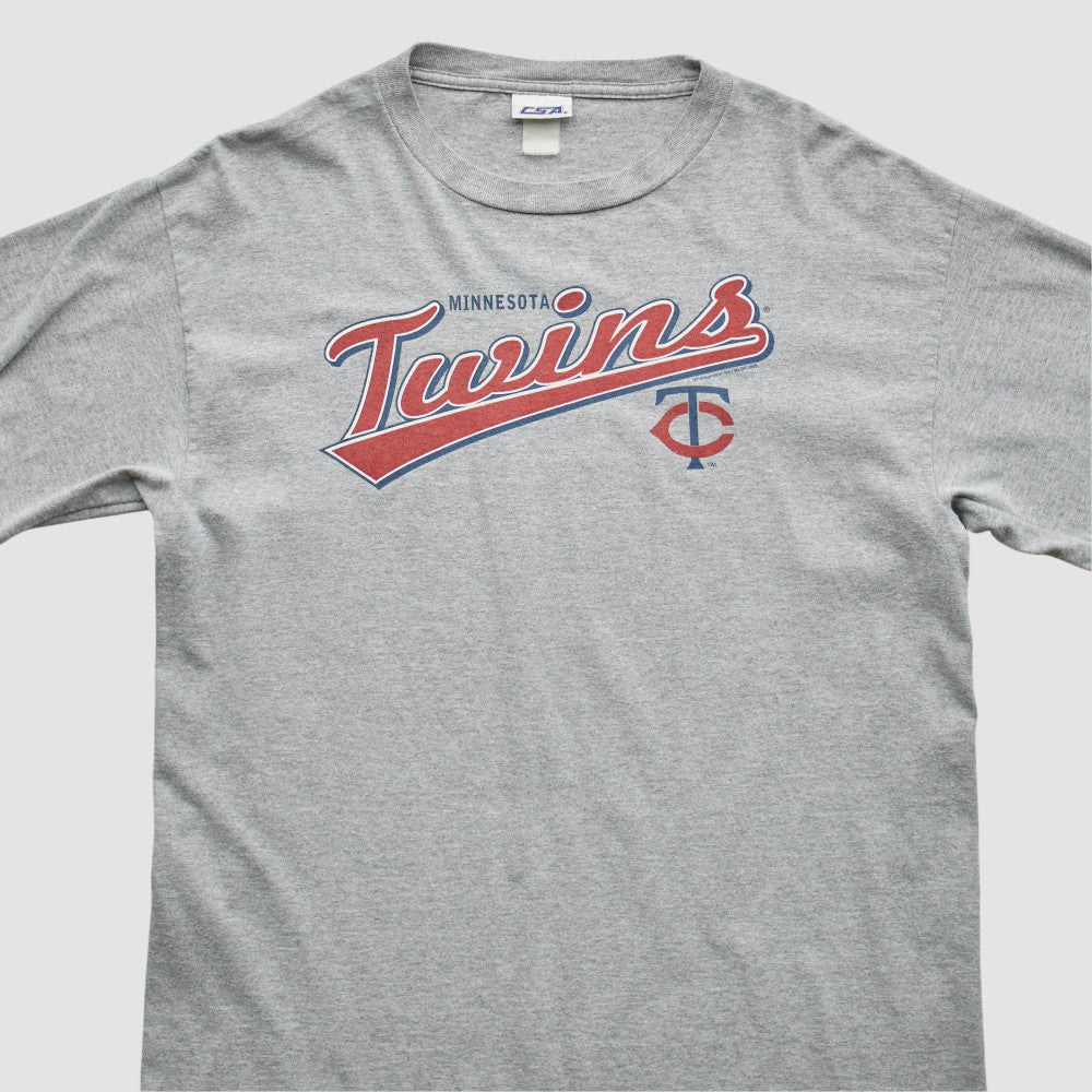 Minnesota Twins CSA 2000s T-Shirt Gray Vintage
