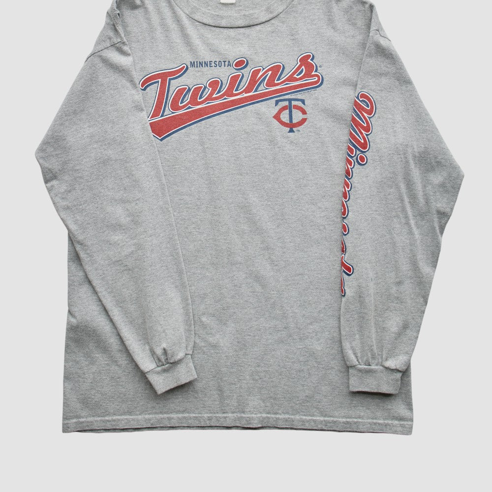 Minnesota Twins CSA 2000s T-Shirt Gray Vintage