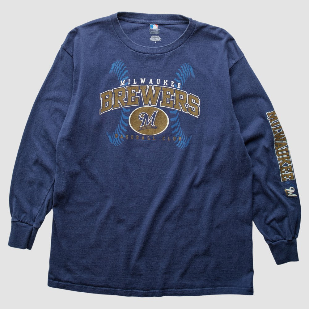 Milwaukee Brewers 2000s T-Shirt Blue Vintage