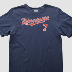 Minnesota Twins 2000s T-Shirt Navy Vintage