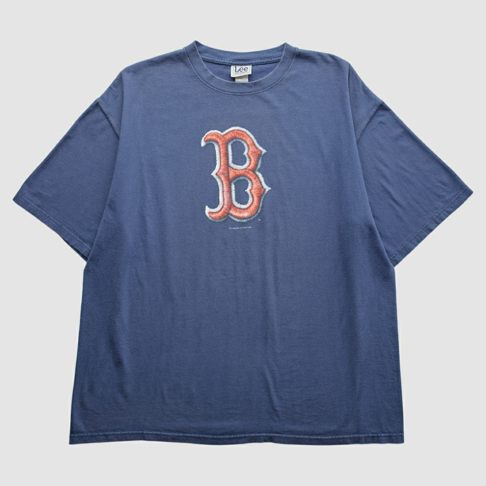 Boston Red Sox Lee Apparel 2005 T-Shirt Blue Vintage