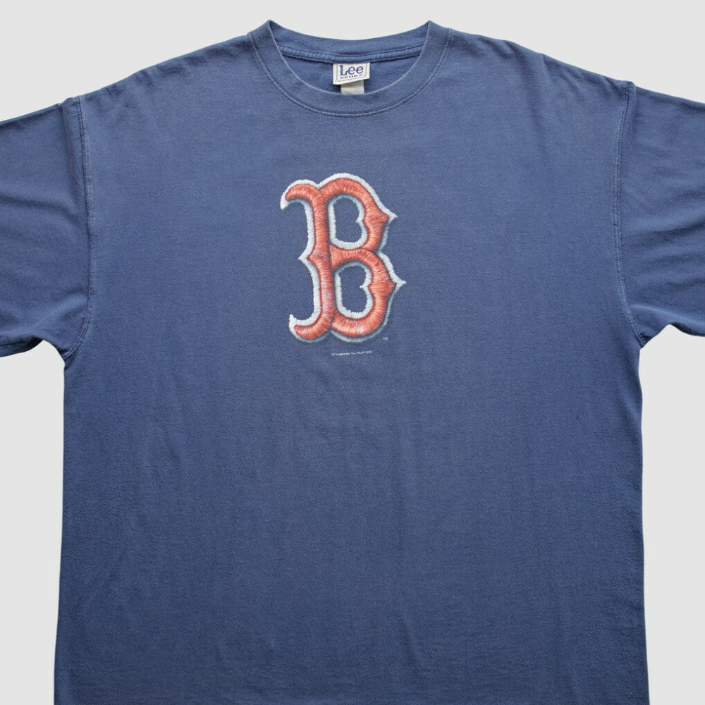 Boston Red Sox Lee Apparel 2005 T-Shirt Blue Vintage