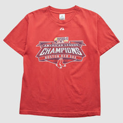 Boston Red Sox Majestic 2007 T-Shirt Red Vintage