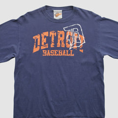 Detroit Tigers 2000s T-Shirt Navy Vintage