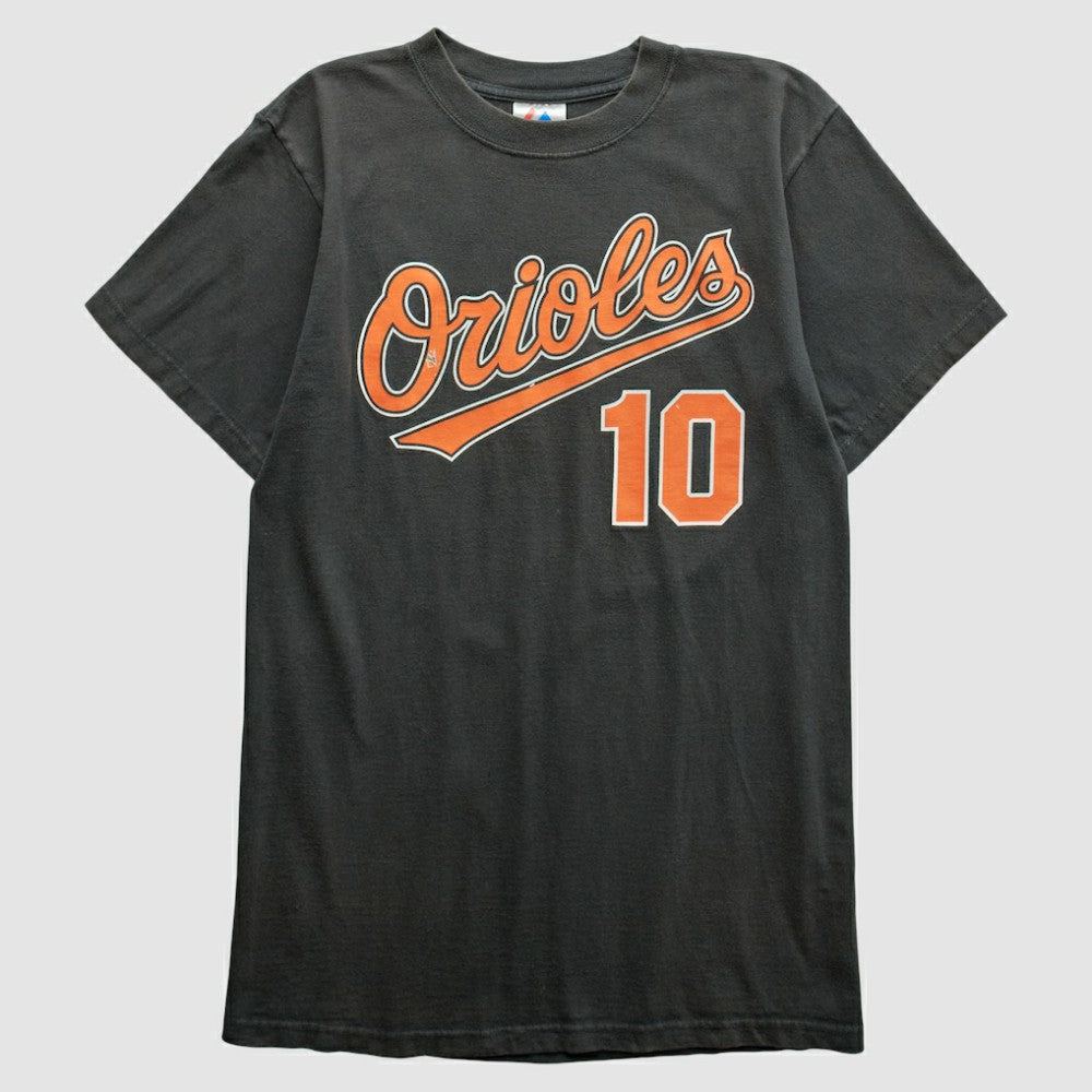 Baltimore Orioles Majestic 2000s T-Shirt Black Vintage