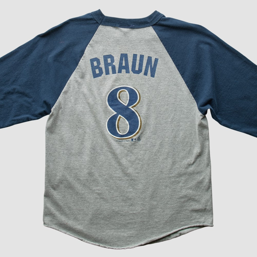 Milwaukee Brewers 2000s T-Shirt Gray Vintage