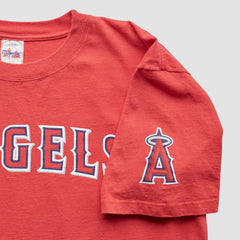 Los Angeles Angels Majestic 2000s T-Shirt Red Vintage