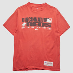 Cincinnati Reds Majestic 2008 T-Shirt Red Vintage