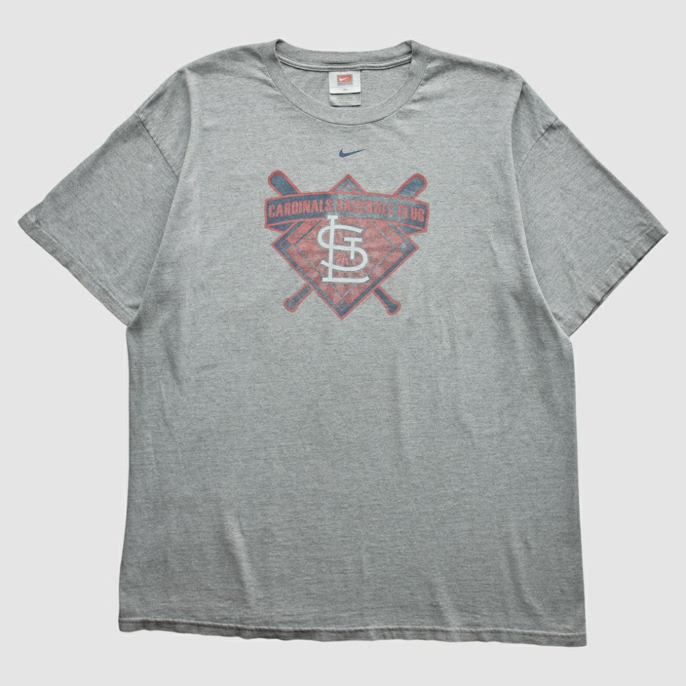St. Louis Cardinals 2000s T-Shirt Gray Vintage | Nike
