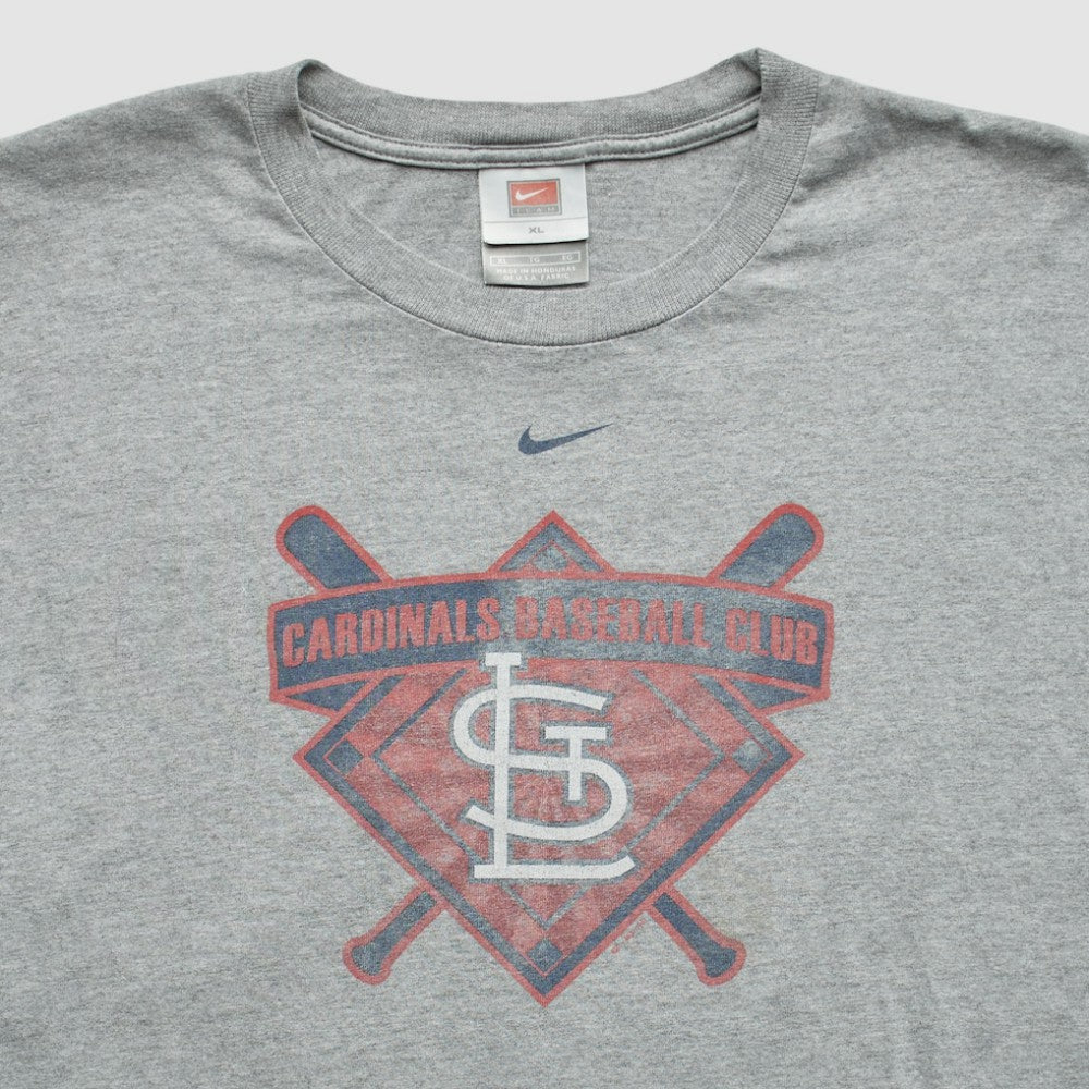 St. Louis Cardinals 2000s T-Shirt Gray Vintage | Nike