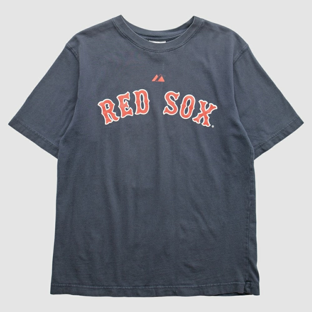 Boston Red Sox Majestic 2000s T-Shirt Navy Vintage