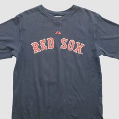 Boston Red Sox Majestic 2000s T-Shirt Navy Vintage