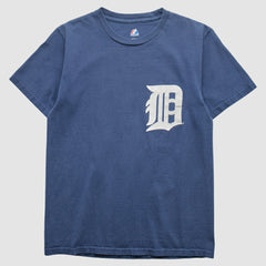 Detroit Tigers Majestic 2000s T-Shirt Blue Vintage