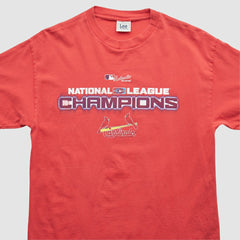 St. Louis Cardinals Lee Apparel 2000s T-Shirt Red Vintage