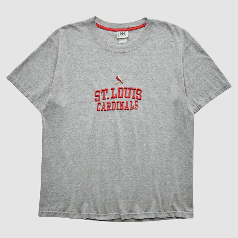 St. Louis Cardinals Lee Apparel 2000s T-Shirt Gray Vintage