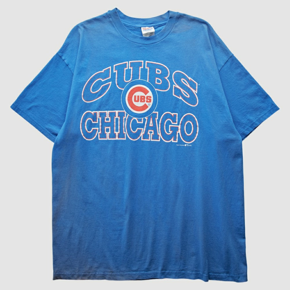 Chicago Cubs Hanes 1998 T-Shirt Blue Vintage